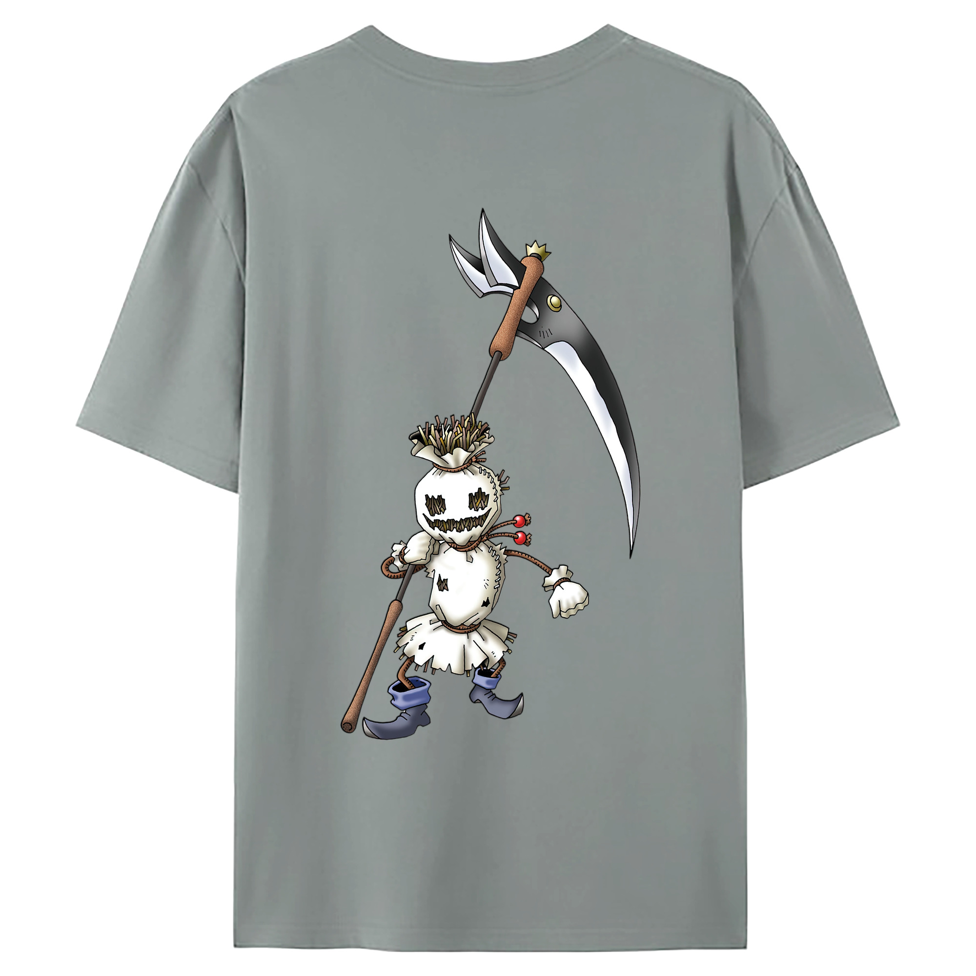 （画像用） ドラゴンクエスト Doragon Kuesuto Dragon Quest 綿100％ メンズ半袖Tシャツ（バックプリント） 通気性